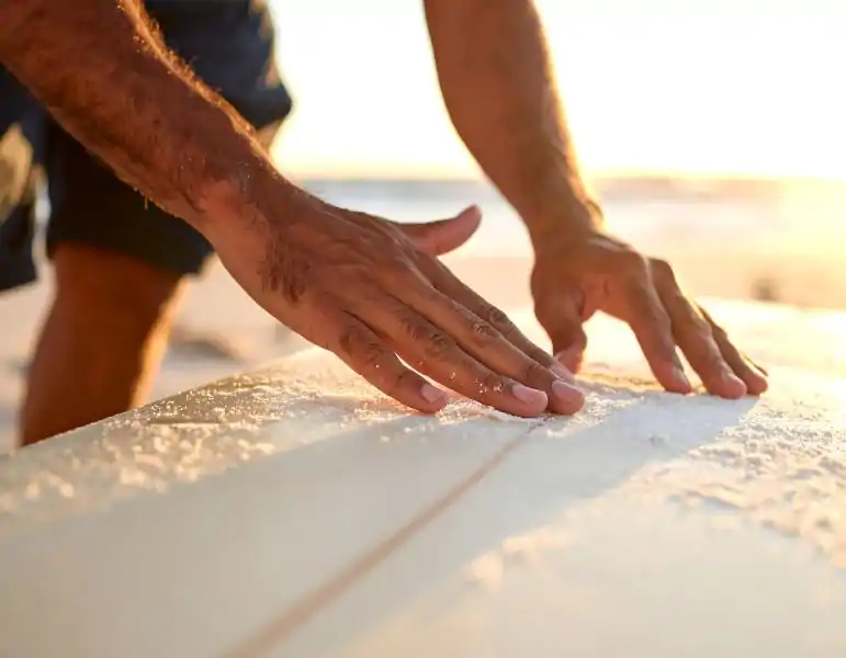 planche de surf wax